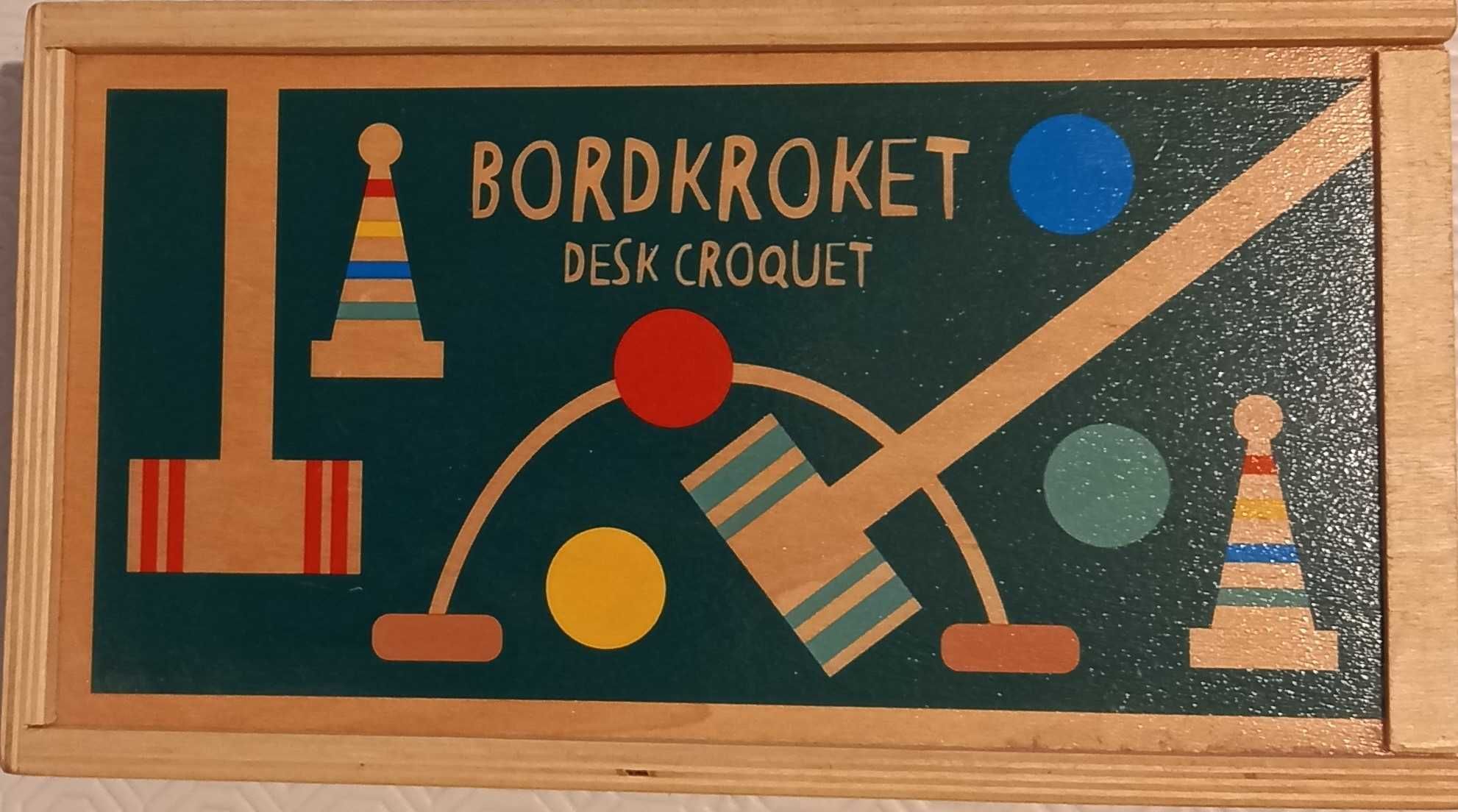 Jogo BordkRoket Desk Croquet em madeira flying tiger