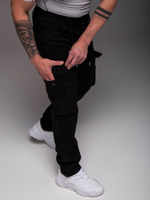 Чоловічі утеплені джинси на флісі, різні кольори