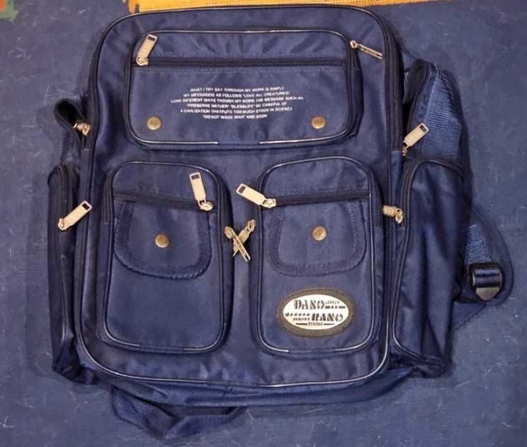 Plecak Daso Rano vintage granatowy