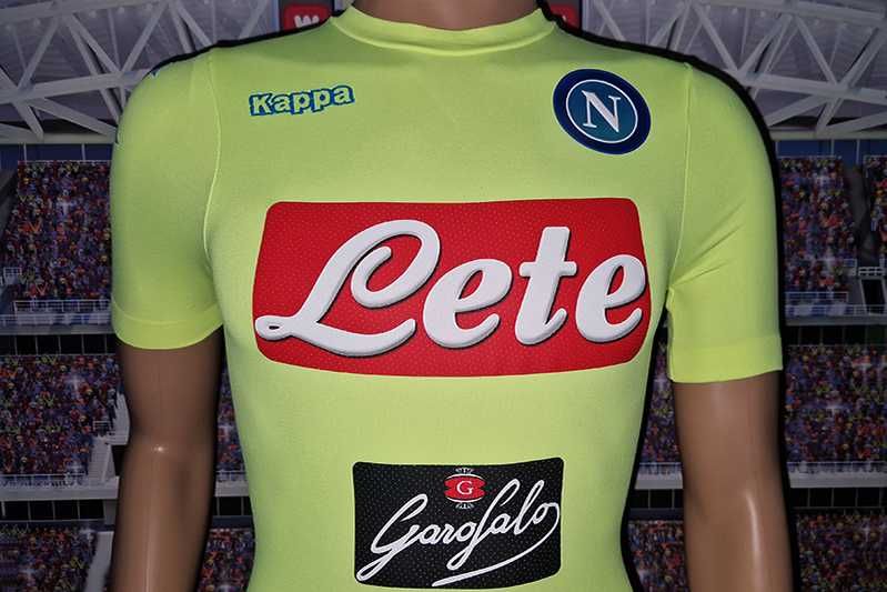 Società Sportiva Calcio Napoli Kappa GArA 2016-17 goalkeeper size S-M