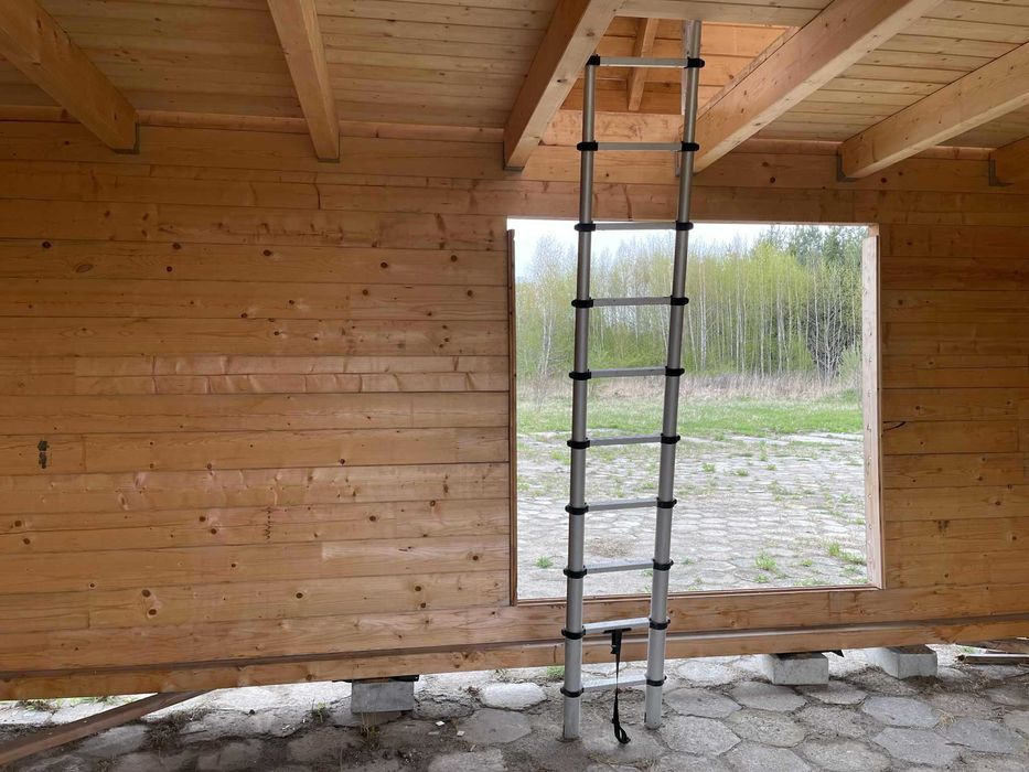 Konstrukcja domy z bali 7x5m do samodzielnego montażu, 60m2 pow.użytk.