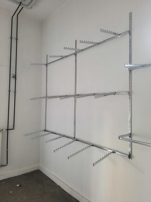 Wieszaki sklepowe system ścienny