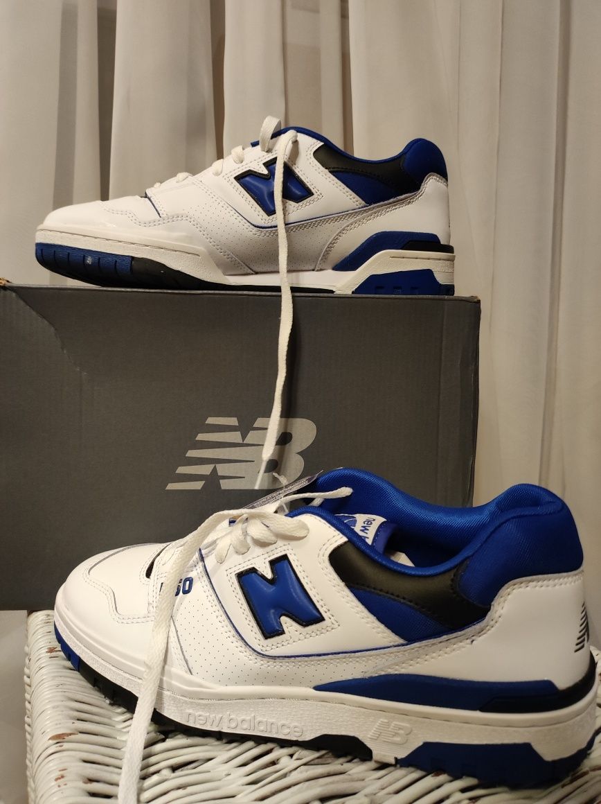 New balance 505 granatowo białe