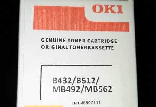 # Toner OKI # B432 / B512 / MB492 / MB562   12 000 stron