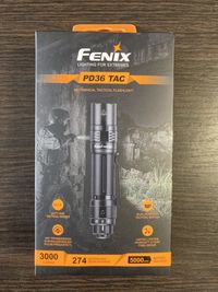 Ліхтарик ручний Fenix PD36 TAC тактический фонарь 3000 люмен!