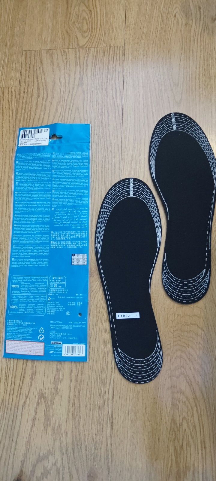 Palmilhas Decathlon aptonia walk 100