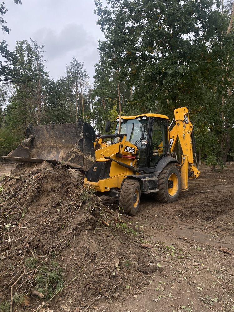 Аренда екскаватора JCB 3 CX , вывоз мусора .