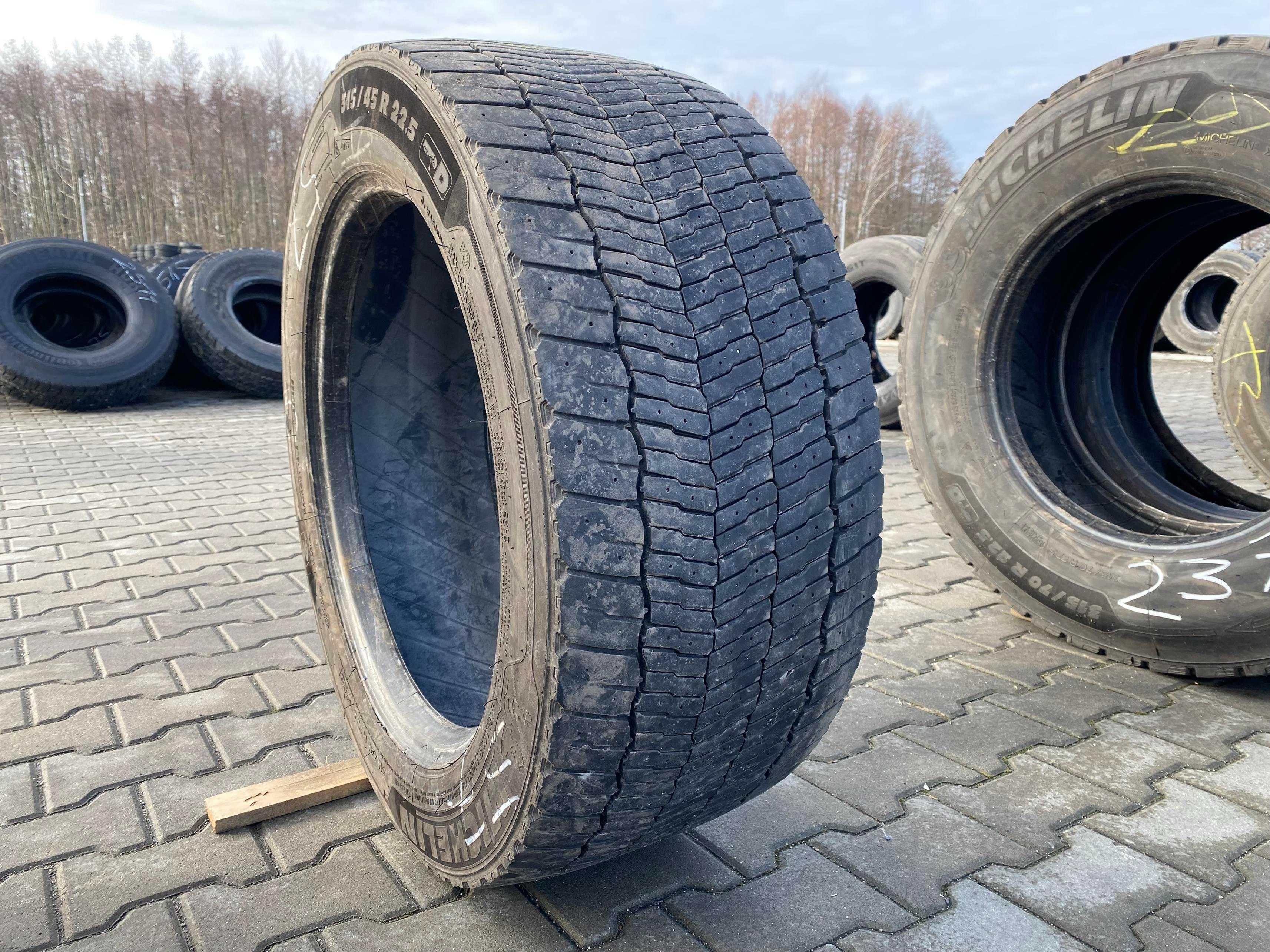 315/45R22.5 Opona MICHELIN XMULTI D 7-9mm Napęd X MULTI