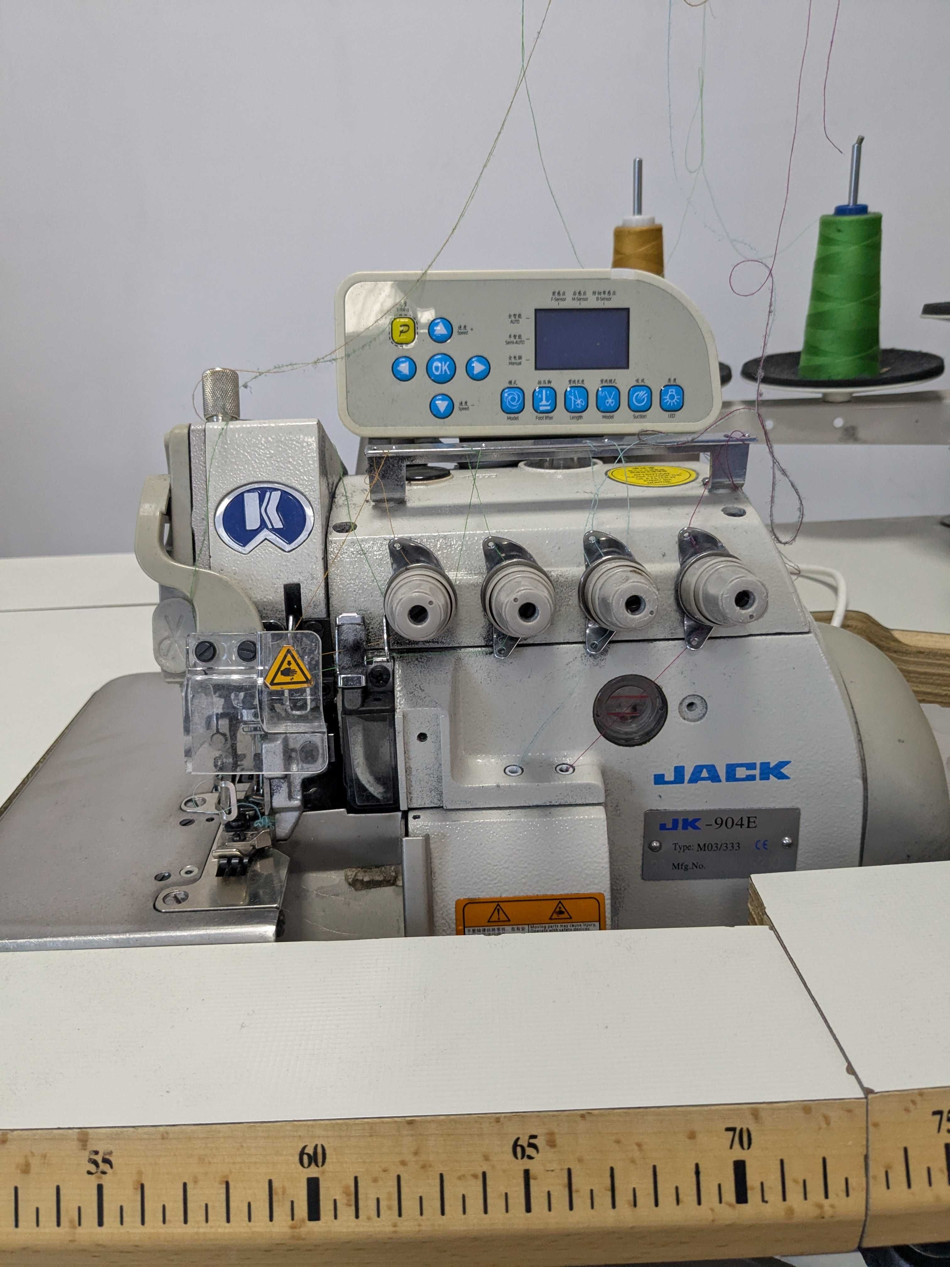 Owerlok 4 nitkowy Jack automat