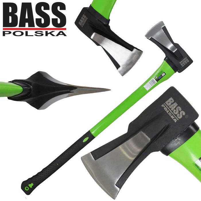 BASS POLSKA Siekiera Rozłupująca Toporek Klin 4kg 90cm BP8915