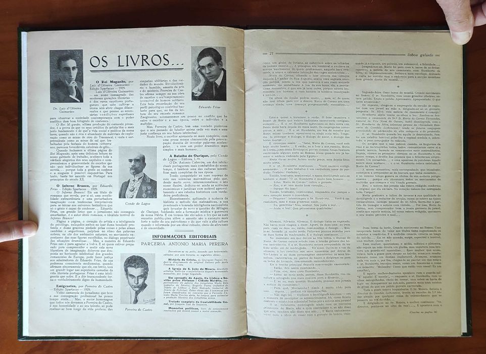 Lisbôa Galante. revista-magazine