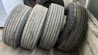 Opony Dunlop na felgach 315/70 R22,5 nalewka 4 szt