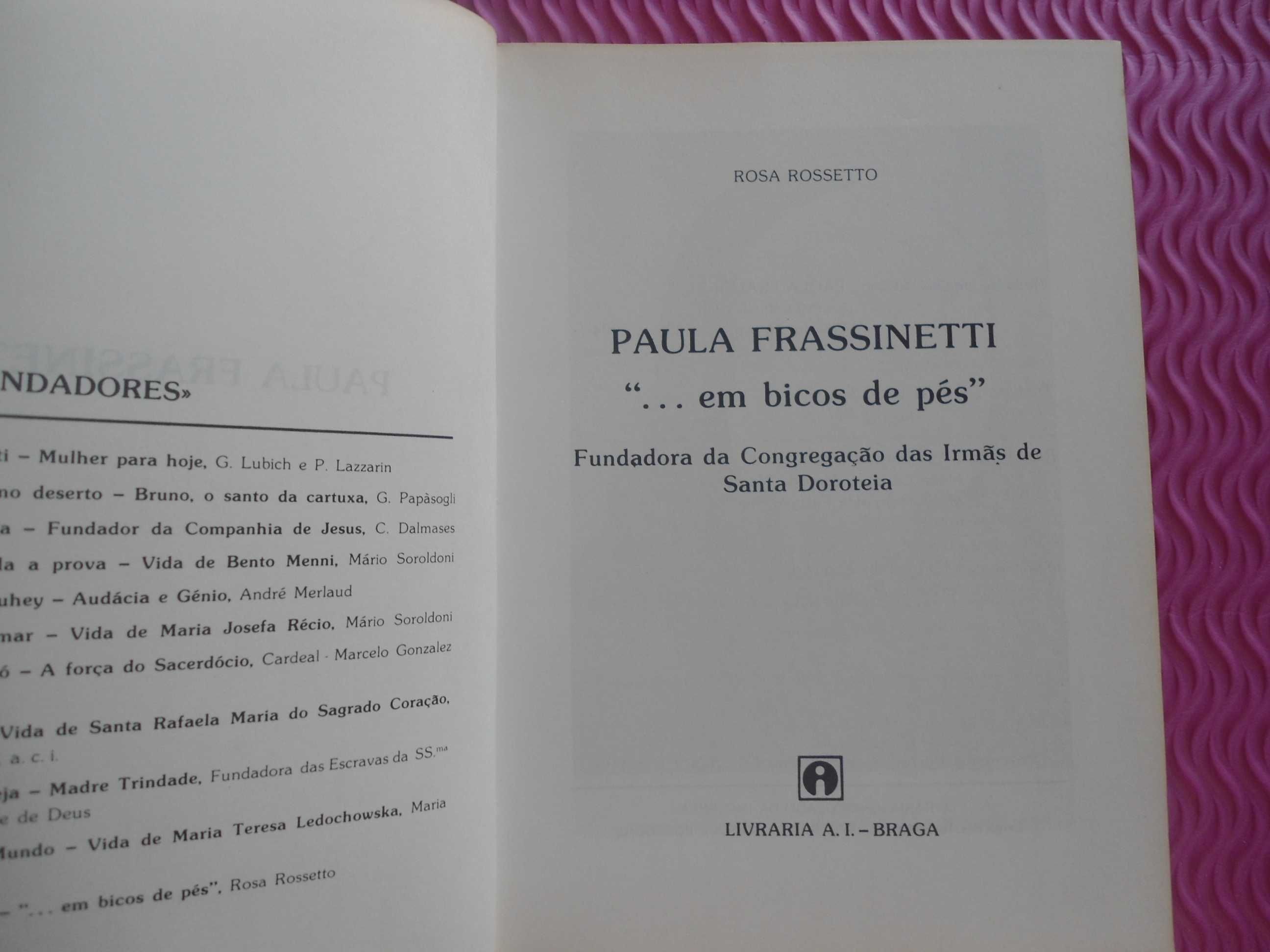 Paula Frassinetti por Rosa Rossetto