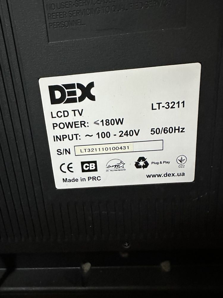 Телевізор Dex 32ʼ