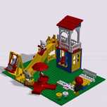 lego fabuland park rozrywki 3676 unikat 1980  klocki 100%