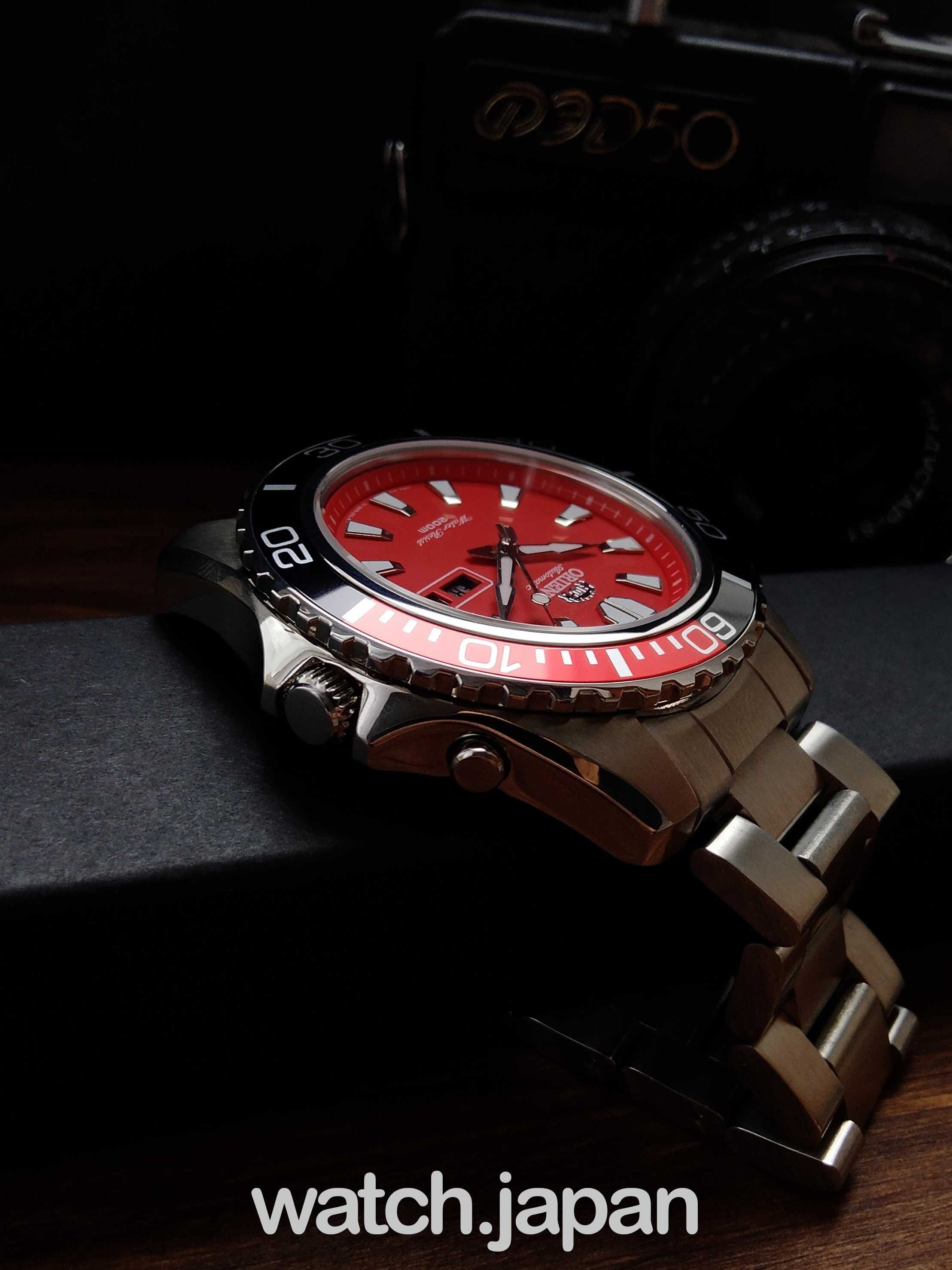 Часы - Годинники дайвер Orient Mako XL Orange + Коробочка