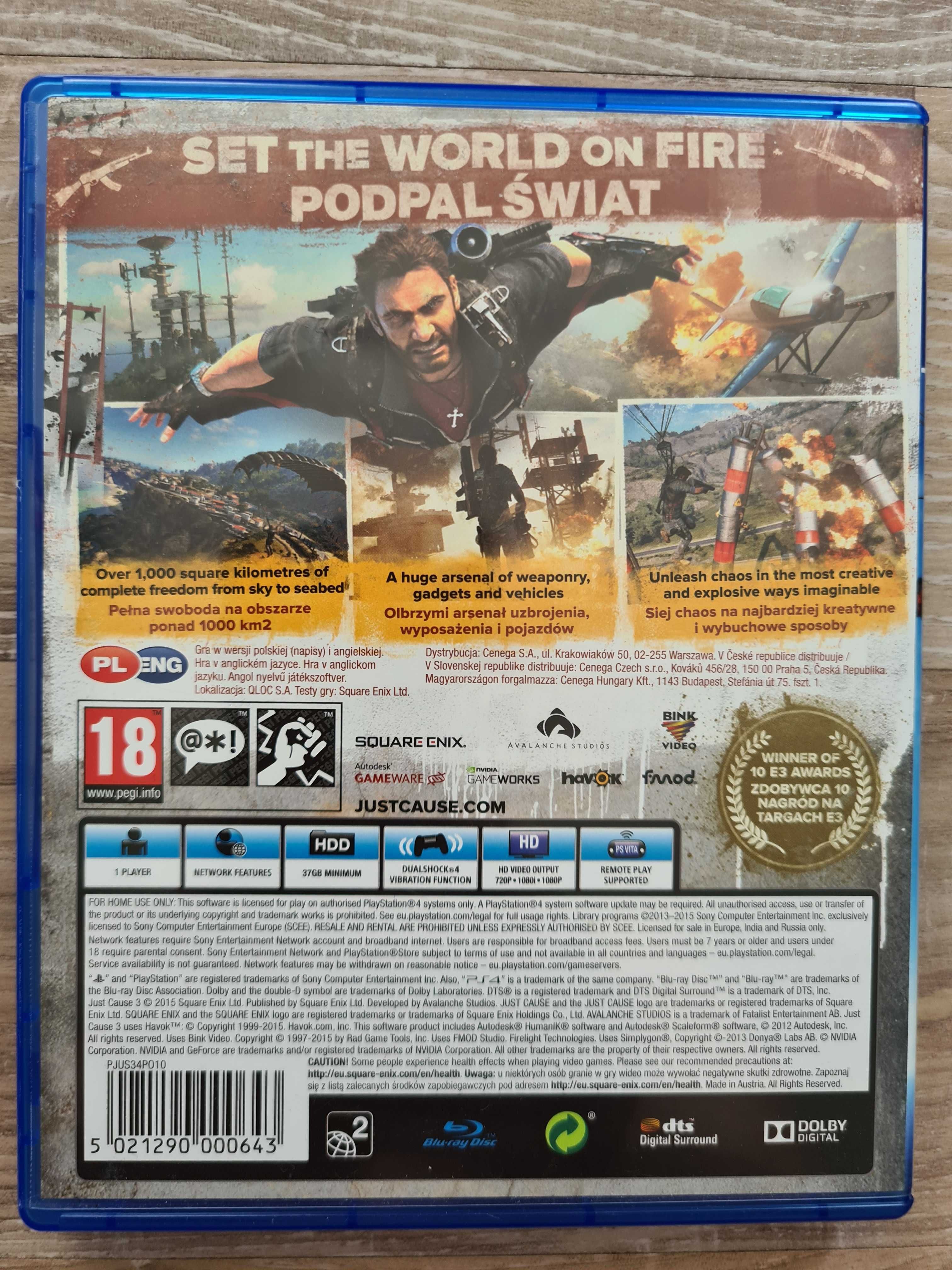 Gra Just Cause 3 PS4/PS5