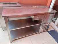 Bancada de Inox 1.5, com tulha de borras de café