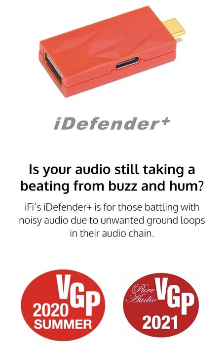 IFI filtro Hi-Fi de corrente para DAC USB  Idefender+