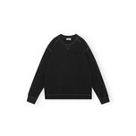 Світшот Ganni Logo Embroidery Sweatshirt Black