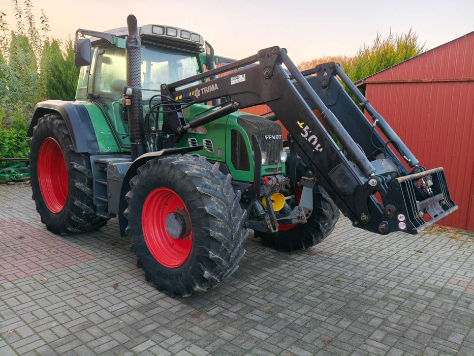 Fendt 714 Vario TMS z Niemiec Pneumatyka, Tur, Przedni Tuz i Wom