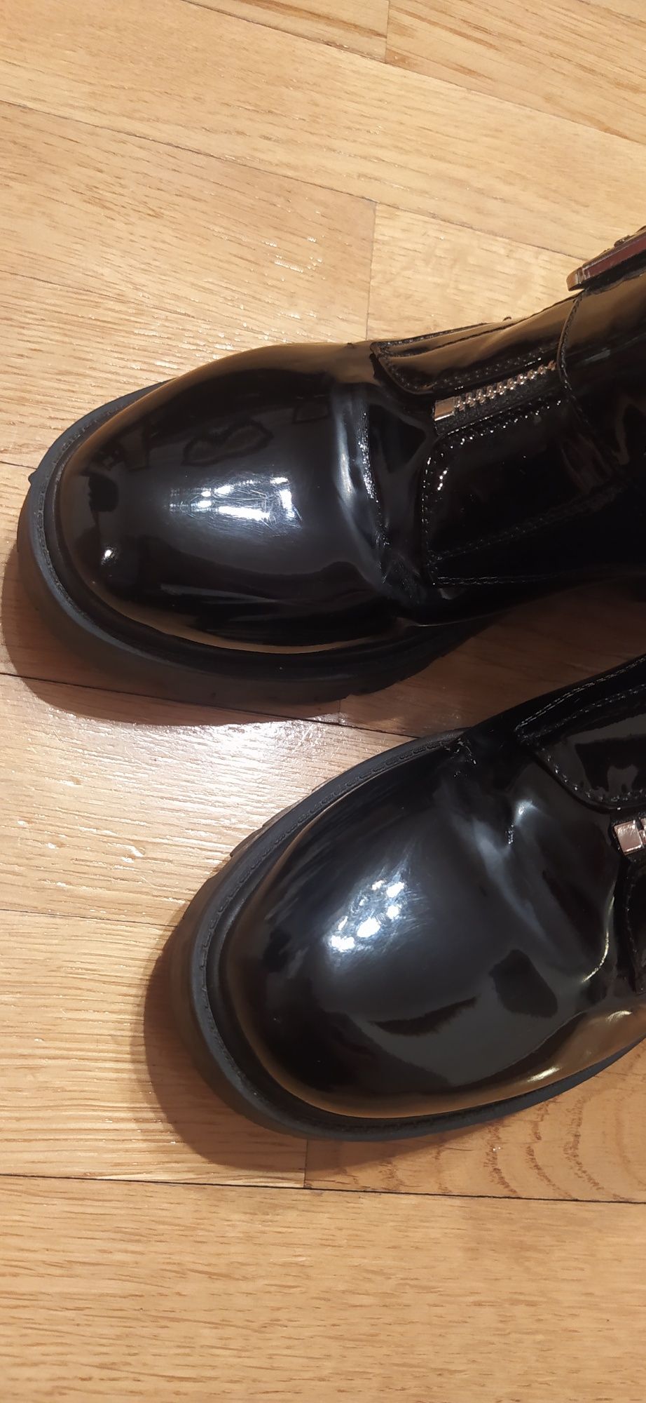 Trapery damskie zimowe 38 czarne