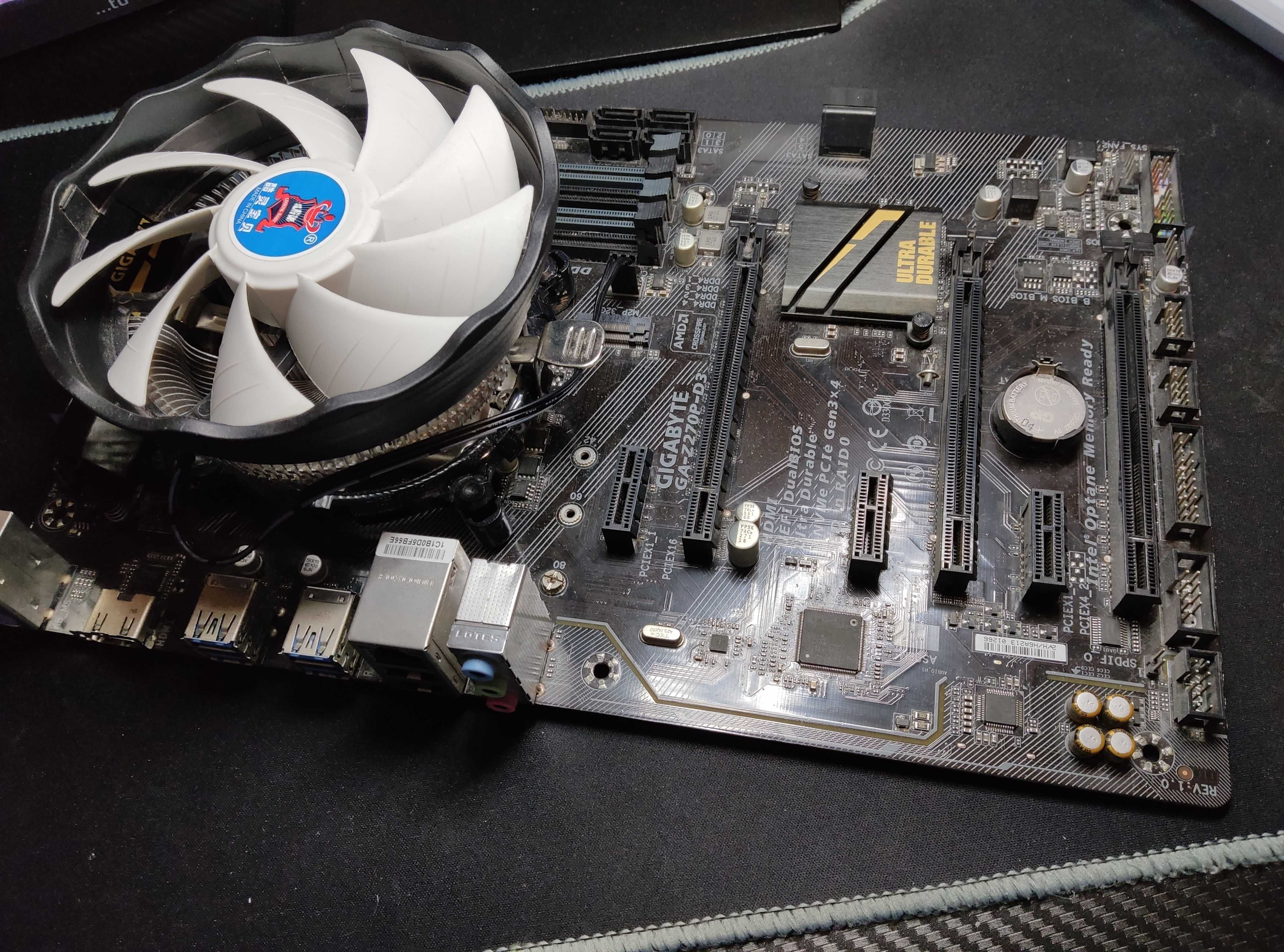 Комплект. Плата Gigabyte GA-Z270P-D3 + процессор Core i5-6500 + кулер