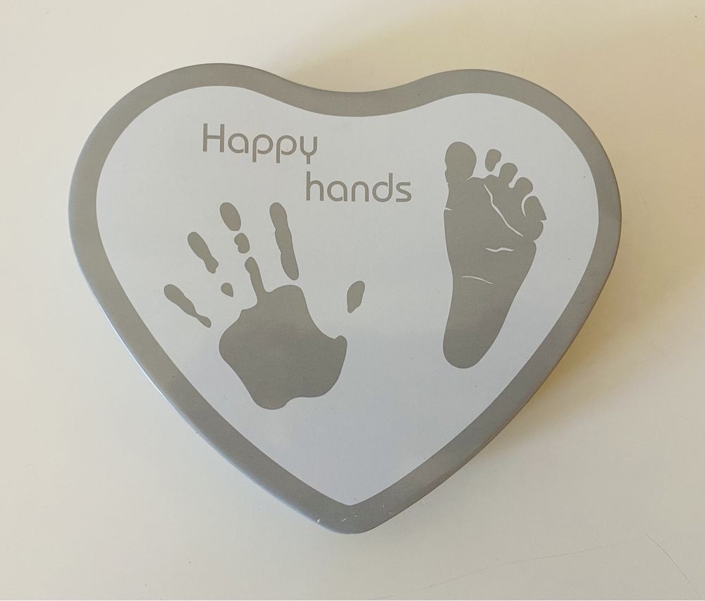 Kit lembrança em gesso para bebés Happy Hands