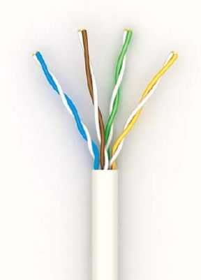Кабель КВП UTP (4*2*0.51) 4p 24 AWG Ritar (CCA) для внутр. робіт 305м