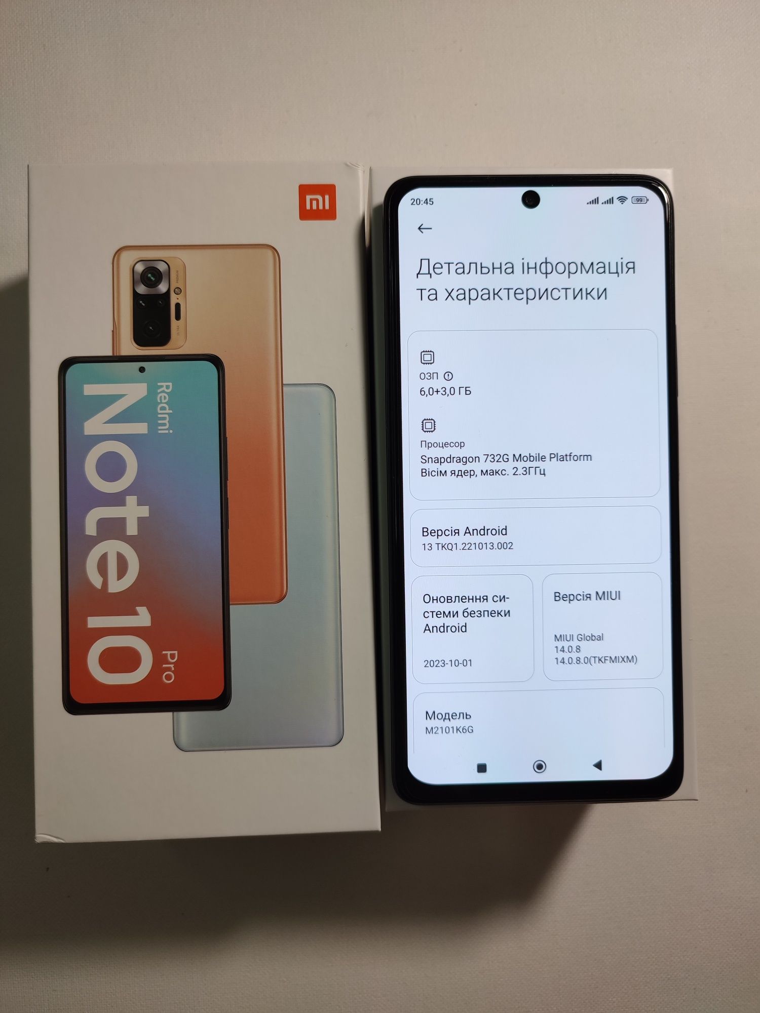 Xiaomi redmi note 10 Pro, 6/64Gb, NFC