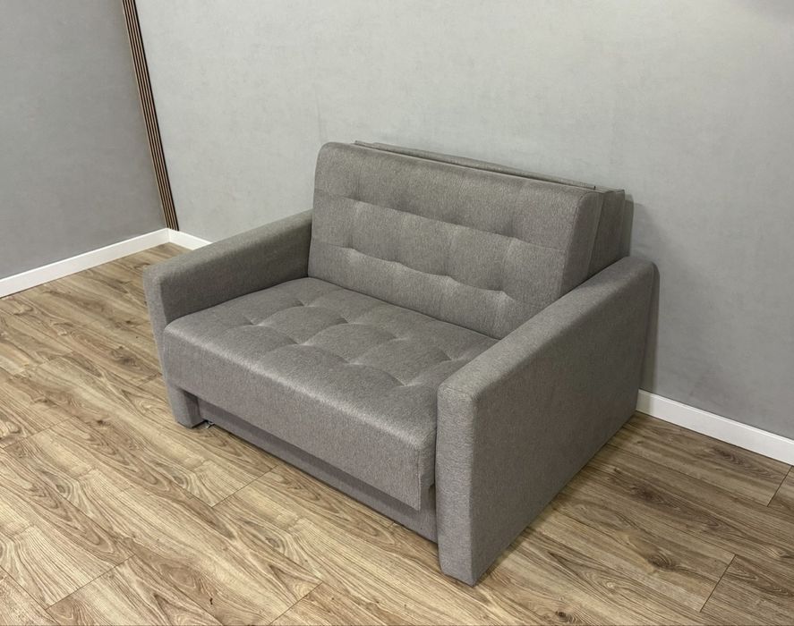 Kanapa rozkładana szara pikowana amerykanka sofa wyprana DOSTAWA !!!