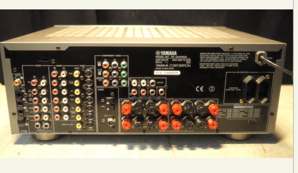 Amplificador Receiver AV RX v640 rds