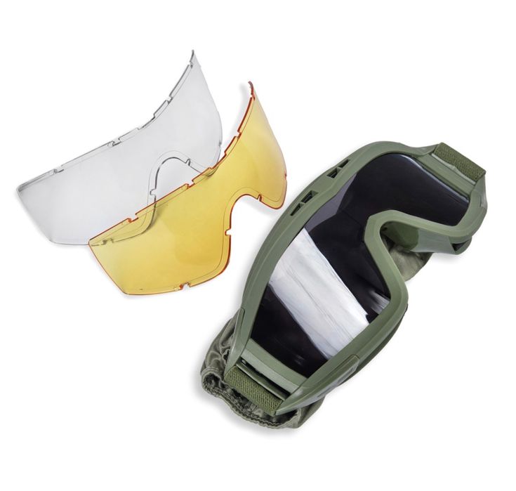 Захисні окуляри маска ML-847, колір оливковий