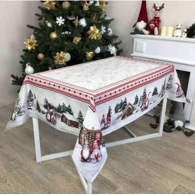 Скатертина Прованс гобеленова Snowfall 135х240 см (23408)