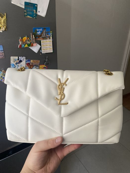 YSL saint laurent torebka skóra naturalna premium