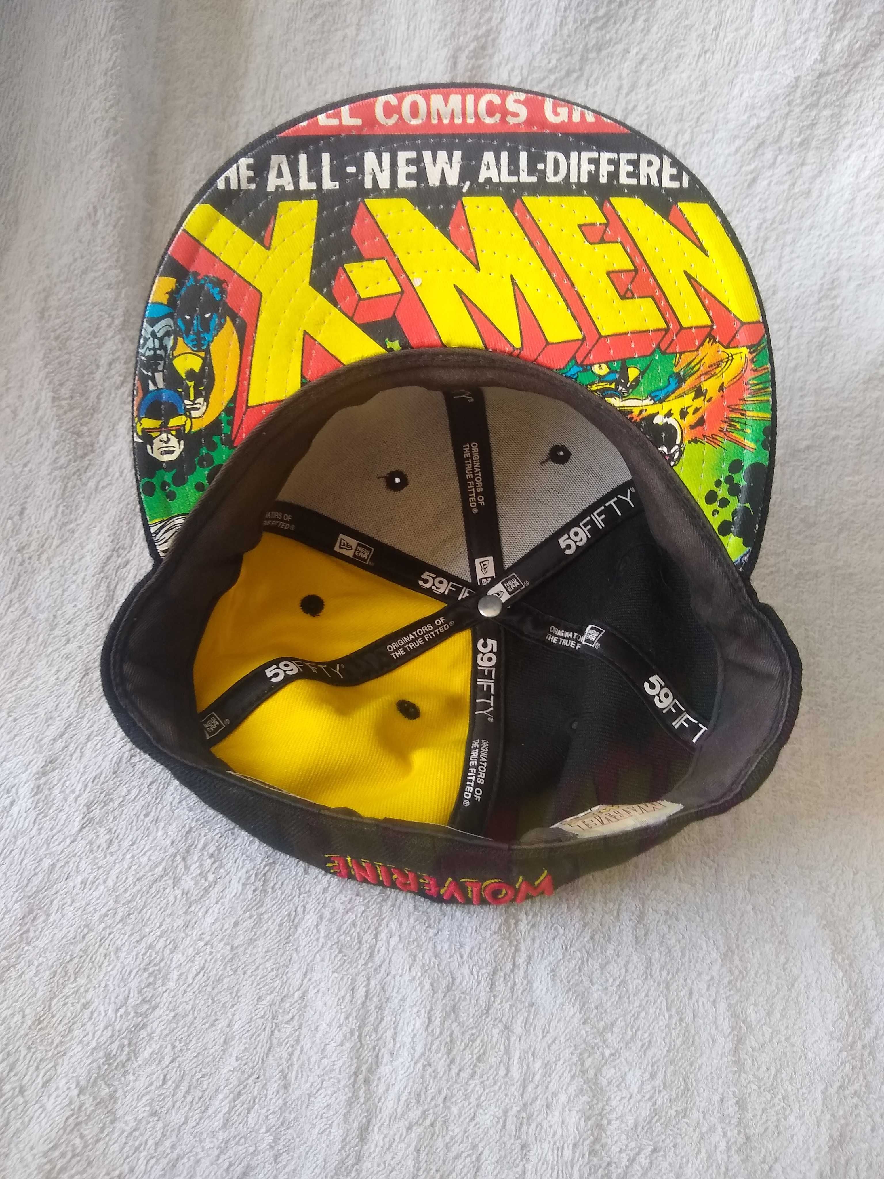 Czarna czapka z daszkiem New Era Wolverine Marvel