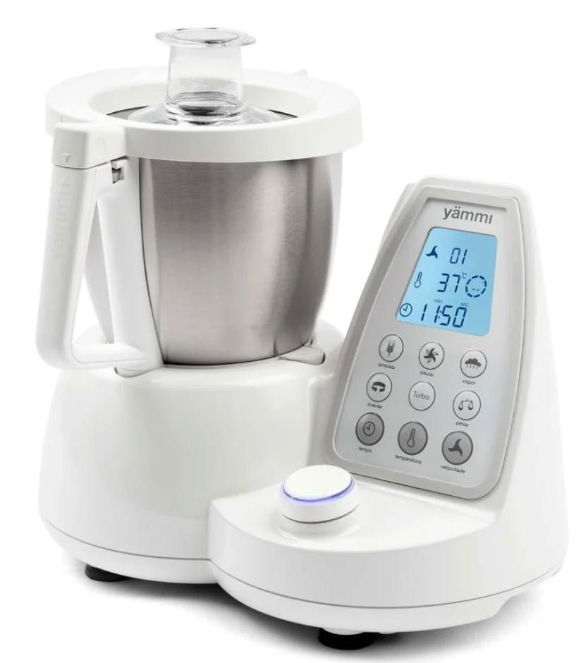 Robô de cozinha YÄMMI 2 Upgrade White- novo, 3 anos de garantia