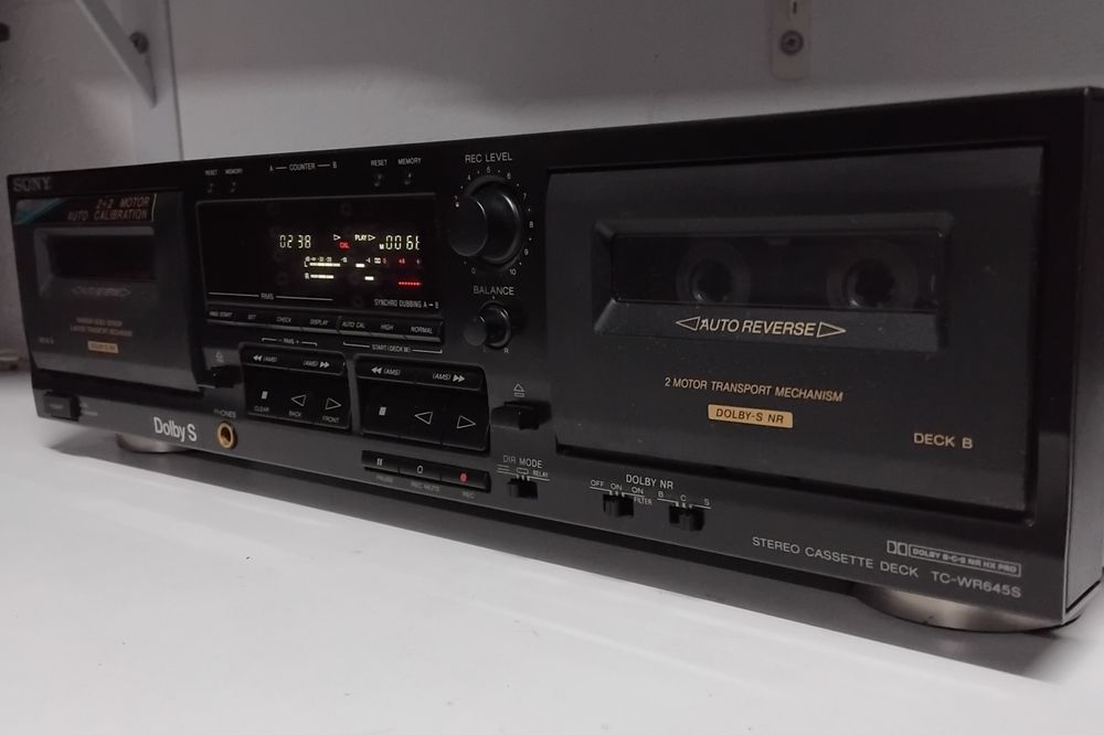 SONY  TC-WR645S deck cassettes