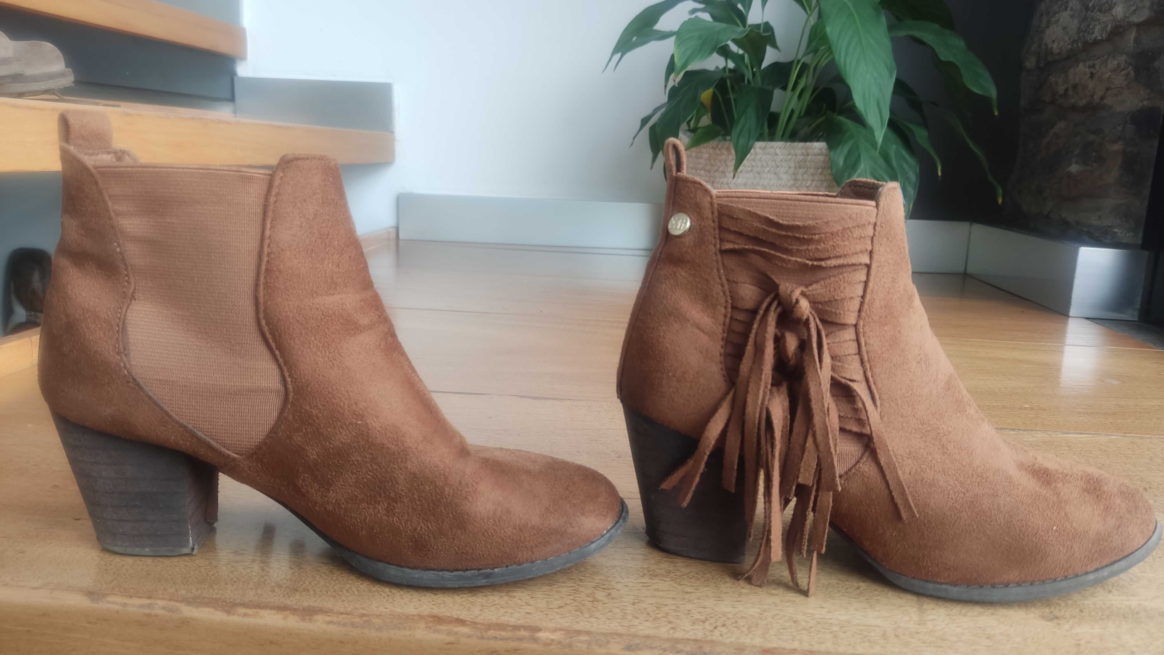 Botas de cor camel