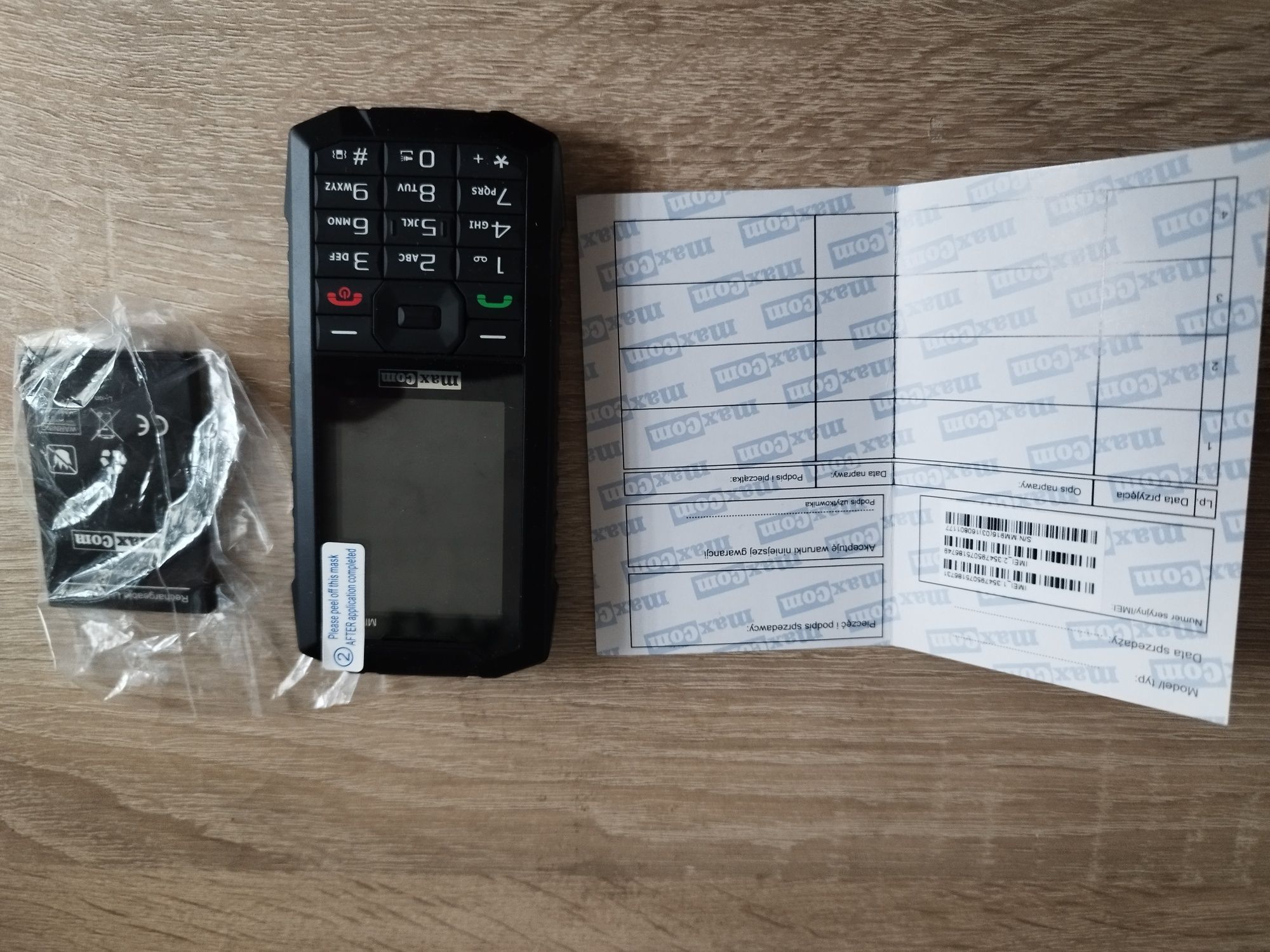 Telefon MaxCom Strong MM916 3G IP 67