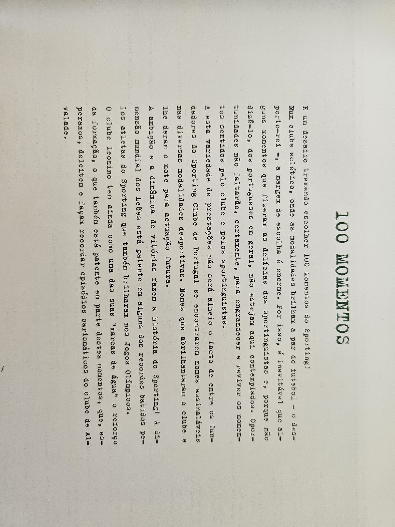 Livro Sporting CP