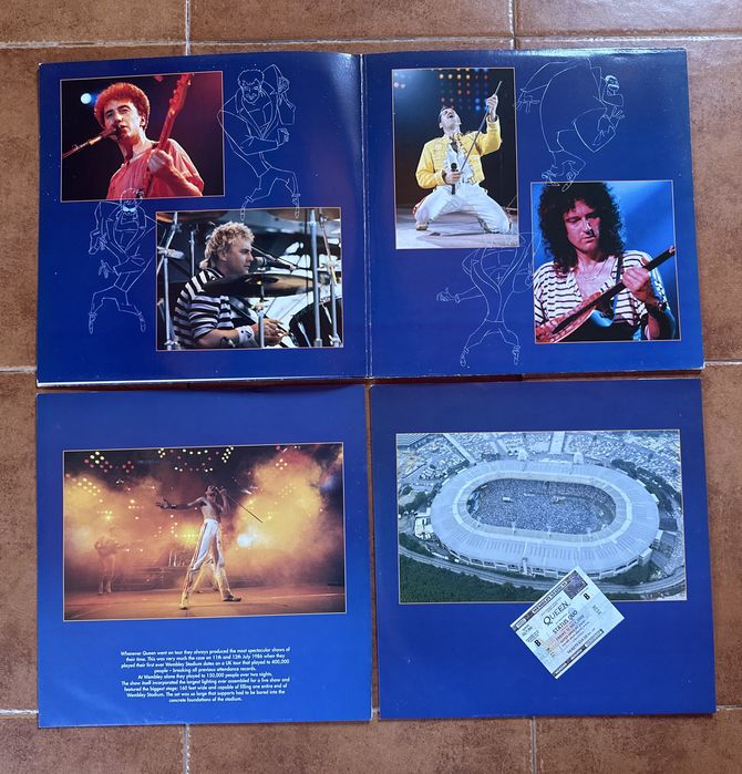 LP duplo vinil “Queen Live at Wembley 86”