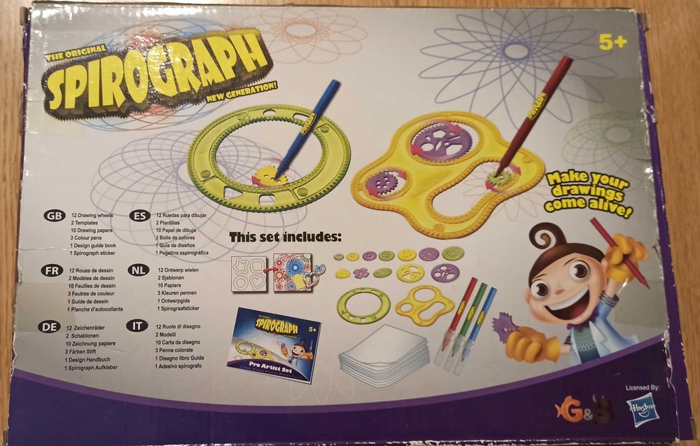 Spirograph, Zabawka do rysowania wzorów