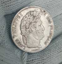 Srebrna moneta 5 Franków 1832