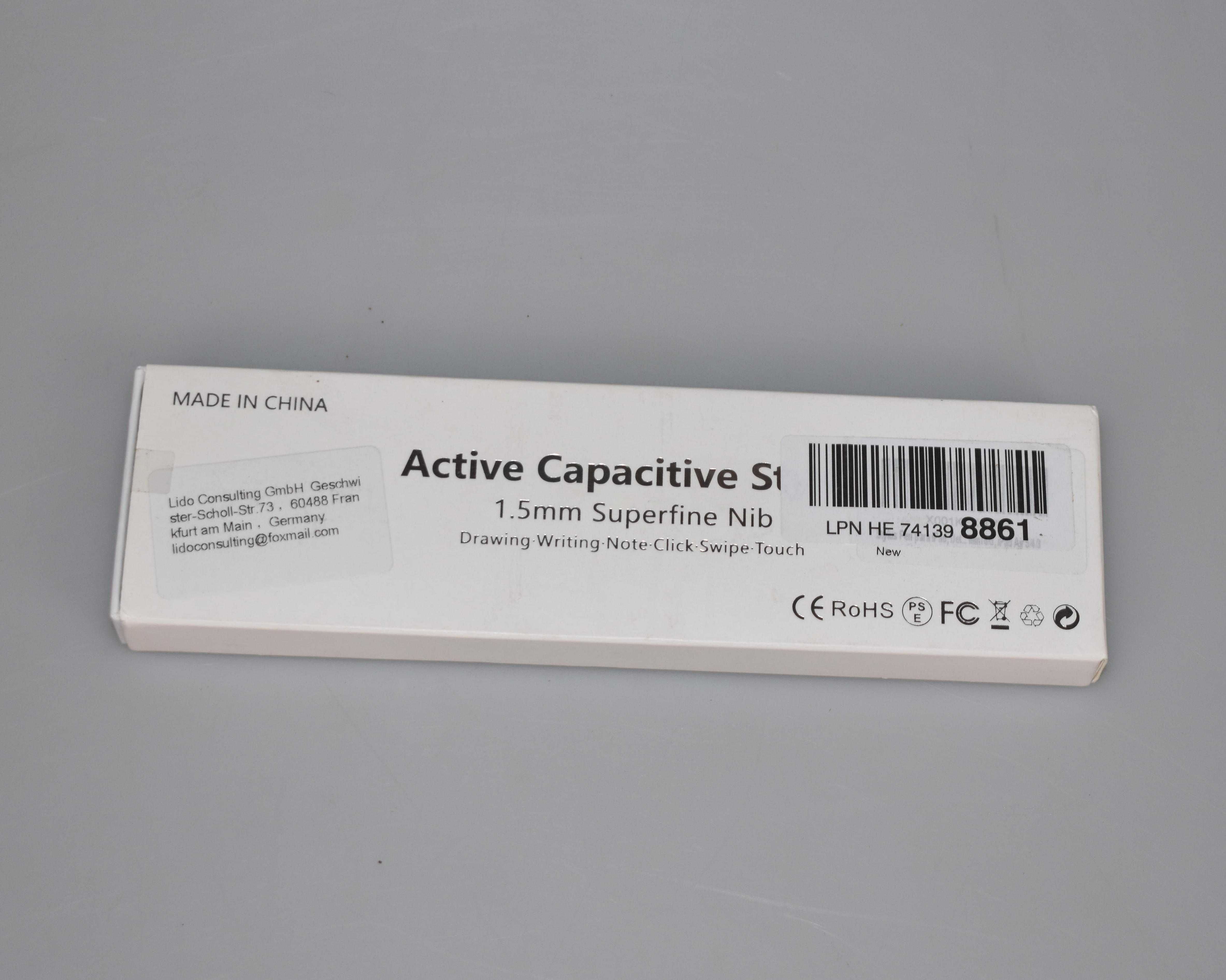 Rysik Active Capacitive Stylus 1.5 mm czarny