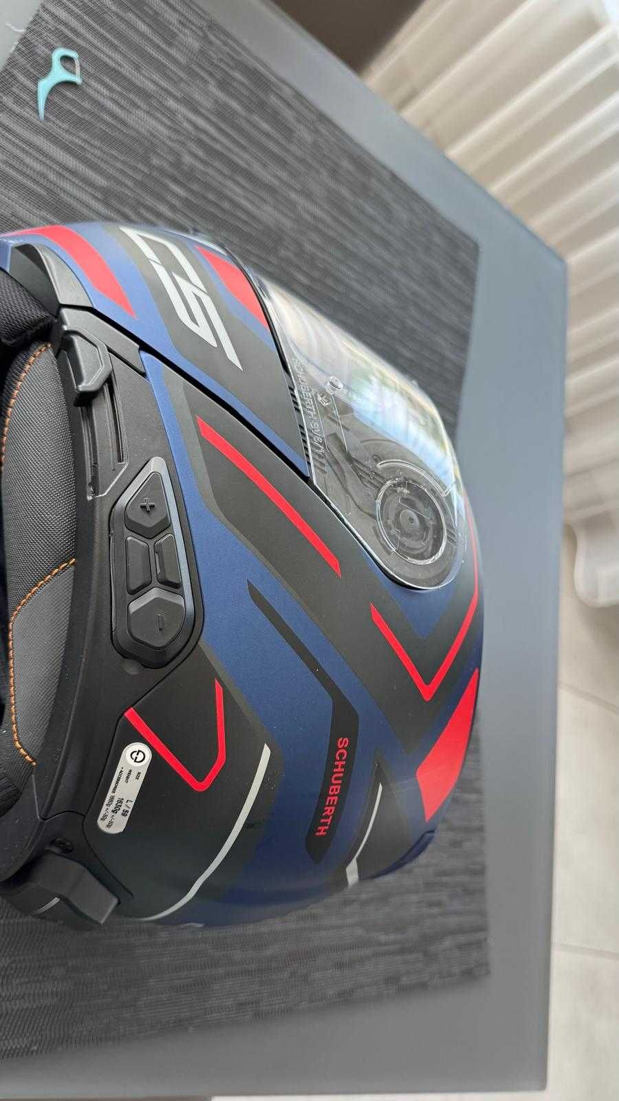 Kask Motocyklowy Schuber C5 Omega z interkomem