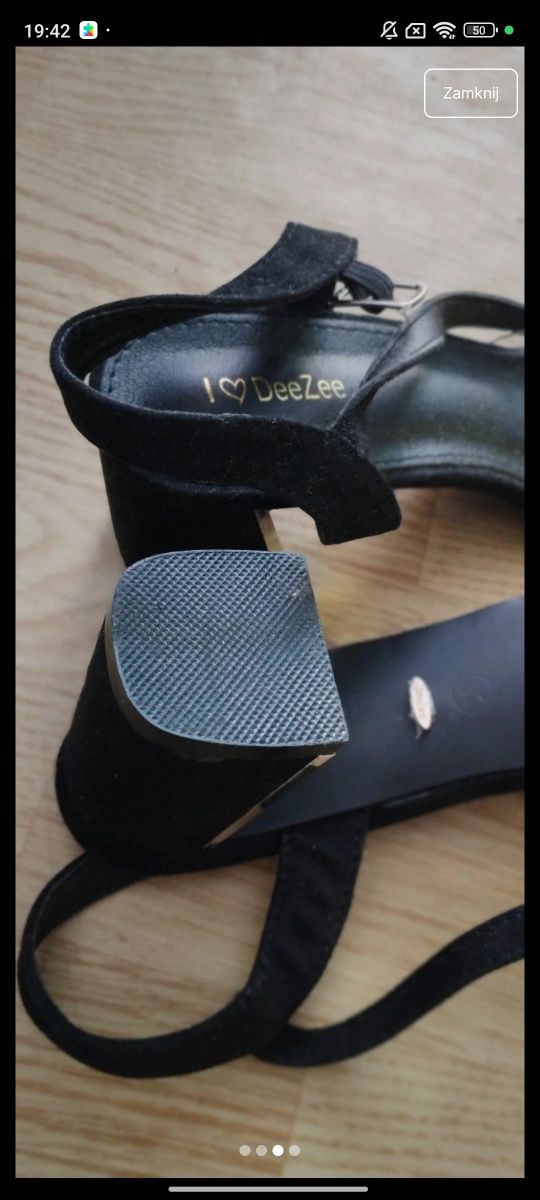 Buty na słupku jak nowe rozmiar 39.