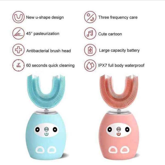 Escova de Dentes Elétrica para Criança 360º! Magica e Divertida!