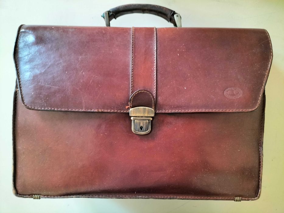 Pasta de Pele Vintage - Homem