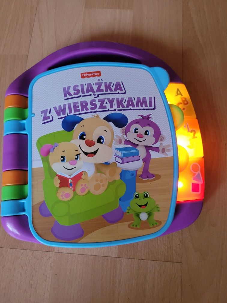 Fisher Price książka z wierszykami